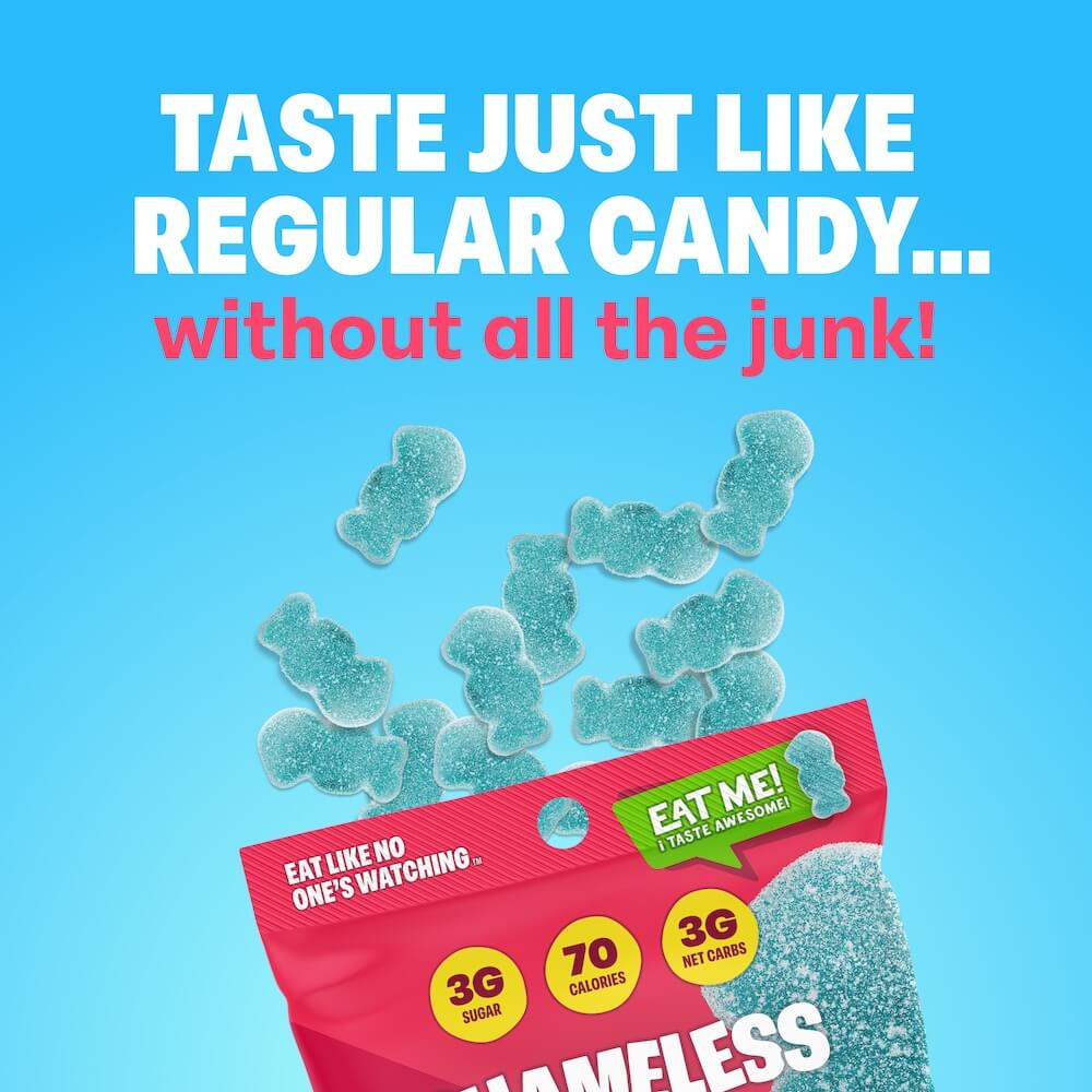 Shameless Snacks - Frambuesa Azul