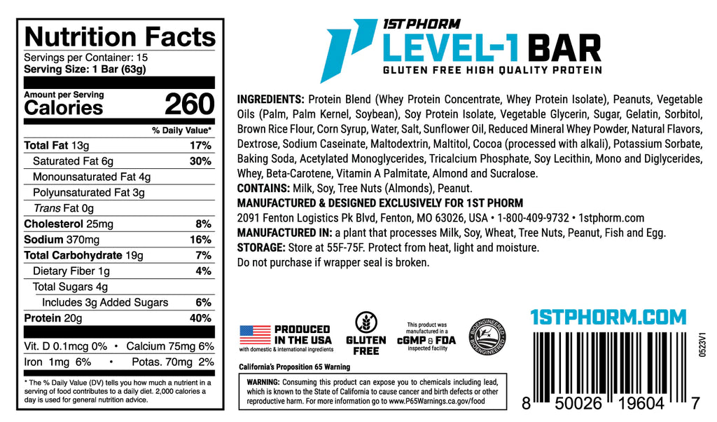 Level-1 Protein Bar
