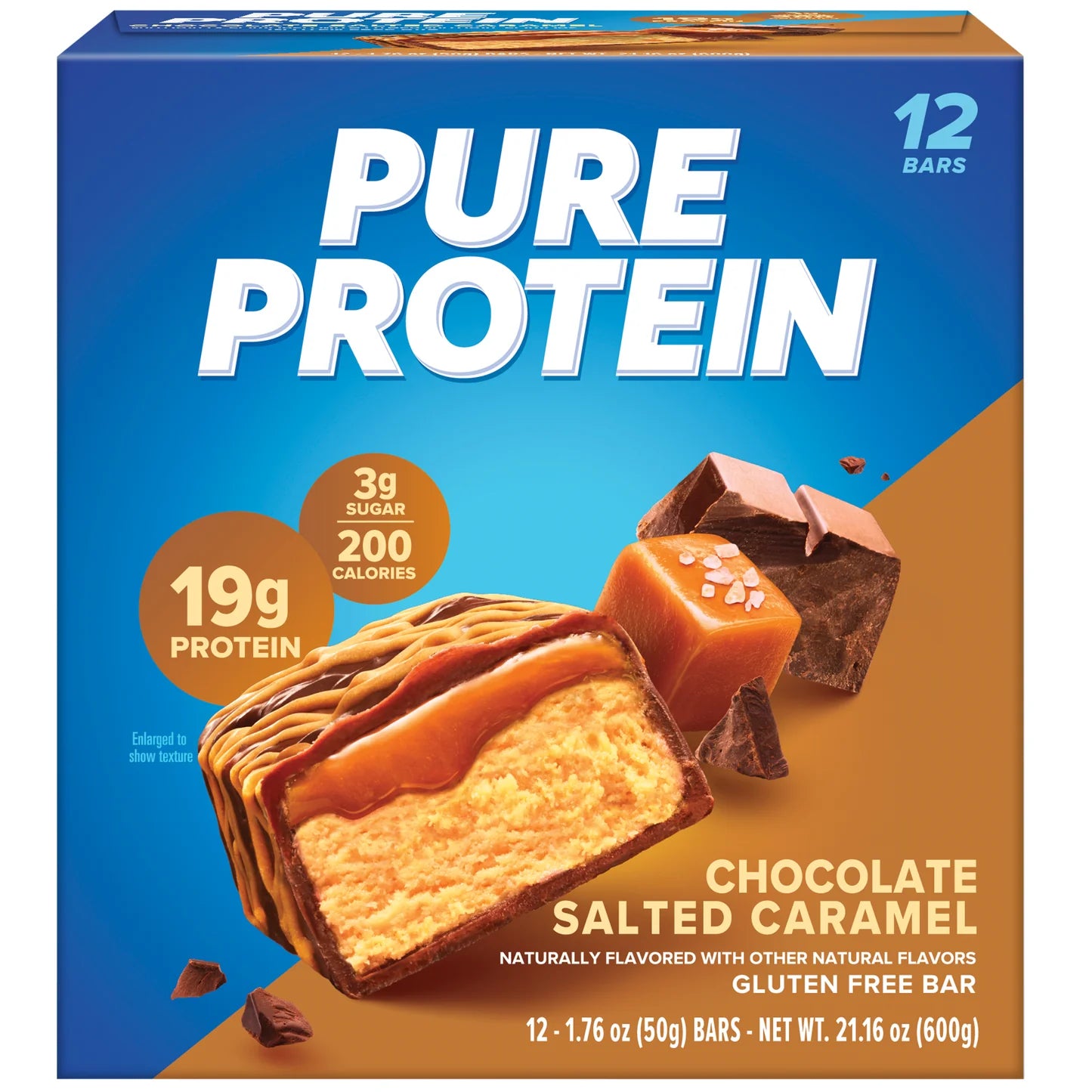 Pure Protein Barra - Chocolate y Caramelo Salado
